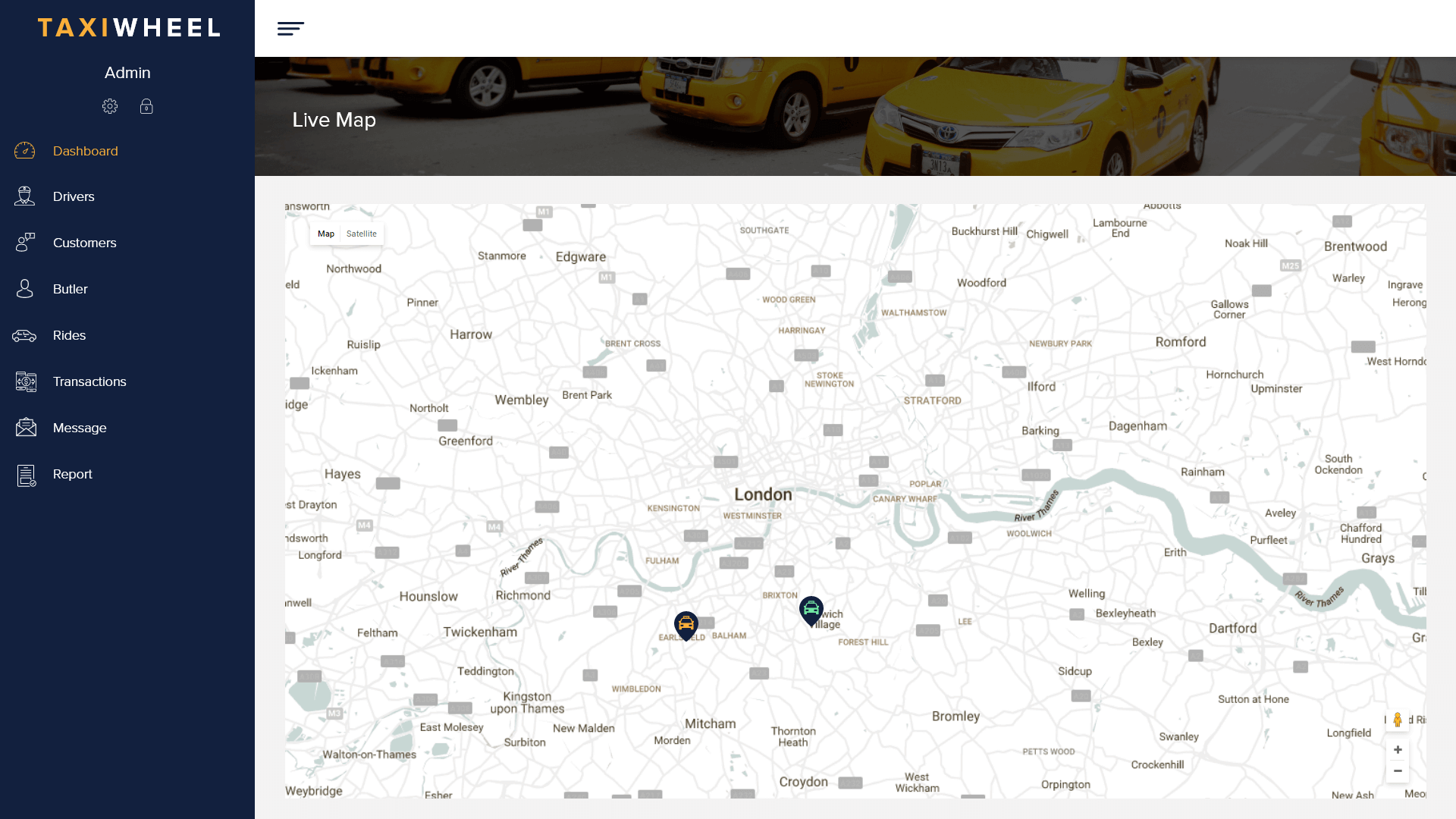 taxi-admin-live-map